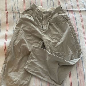 Vintage pleated cargo pants